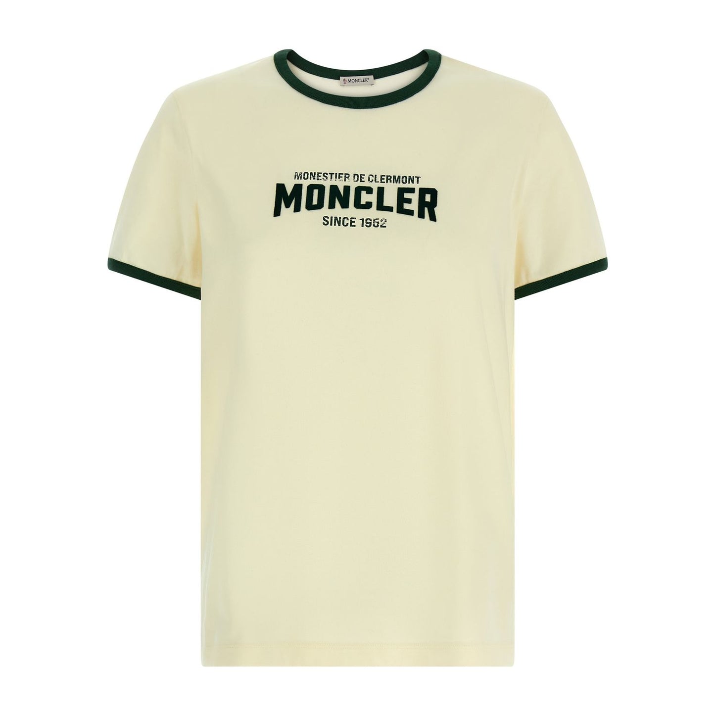Moncler Beige Cotton T-Shirt