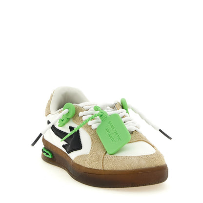 Off-White Multicolor Nylon Athletic Sneakers