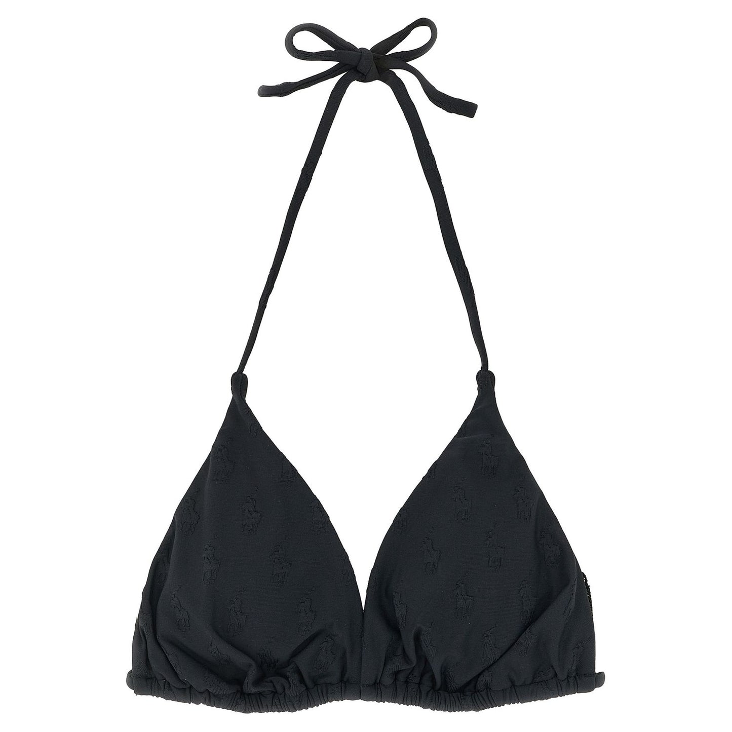 Polo Ralph Lauren Black Recycled Polyester Bikini
