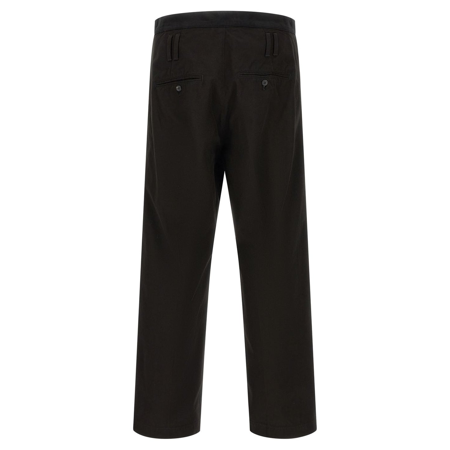 Namacheko Black Cotton Casual Pants
