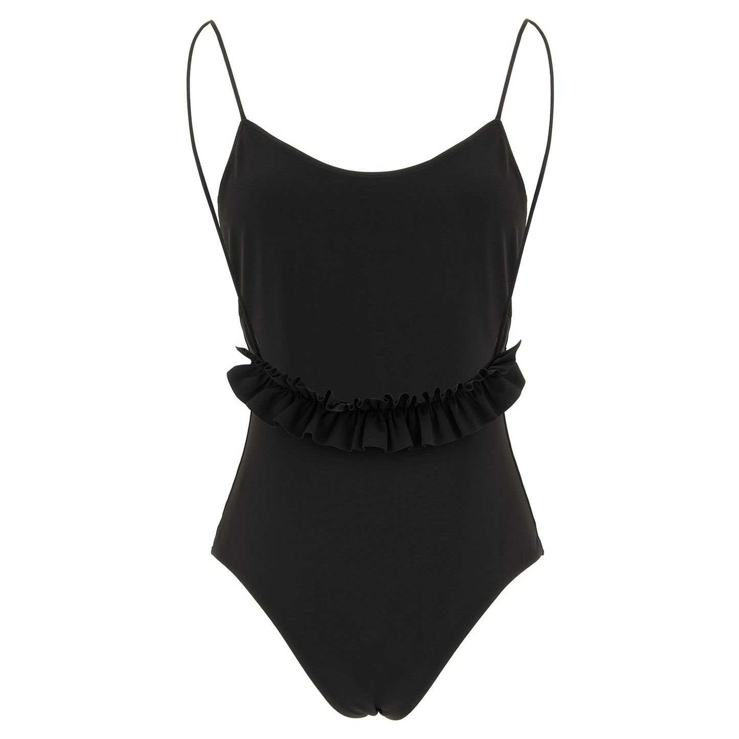Jacquemus Black Polyamide One-Piece Swimsuit