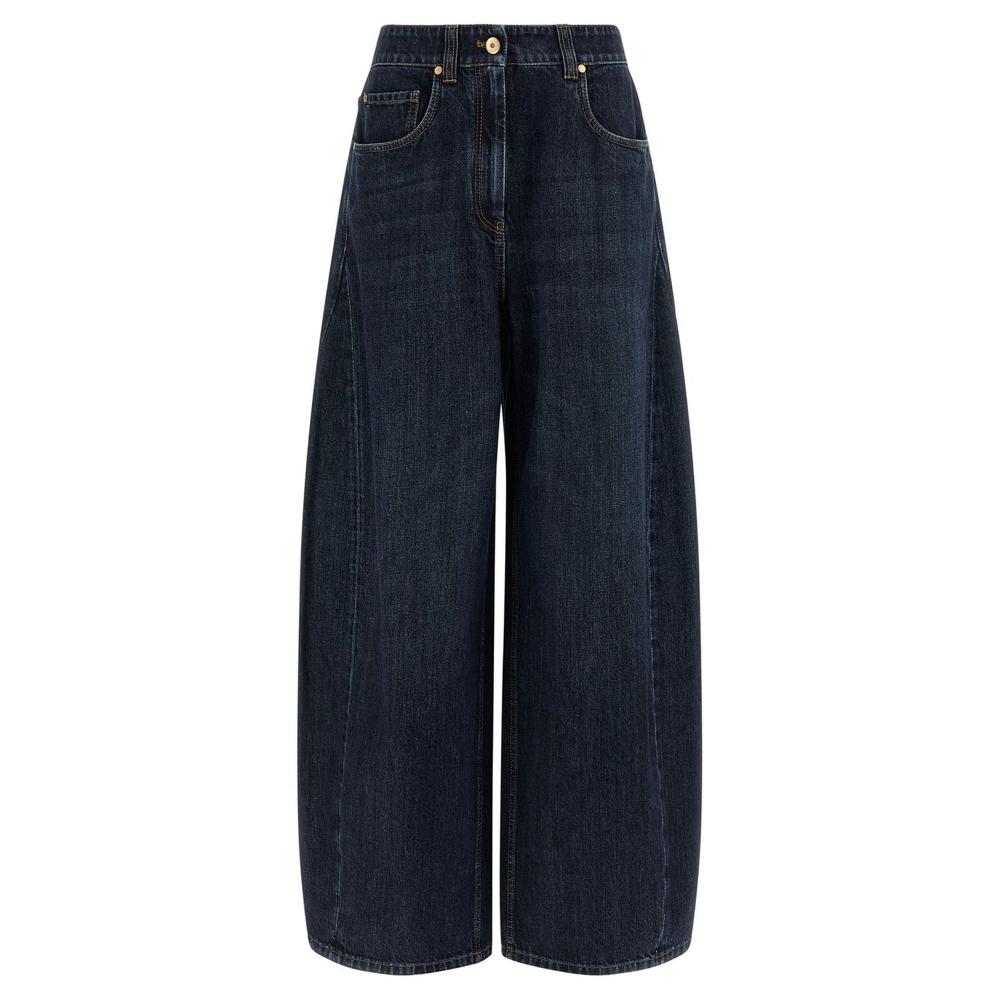 Brunello Cucinelli Blue Cotton Jeans Denim