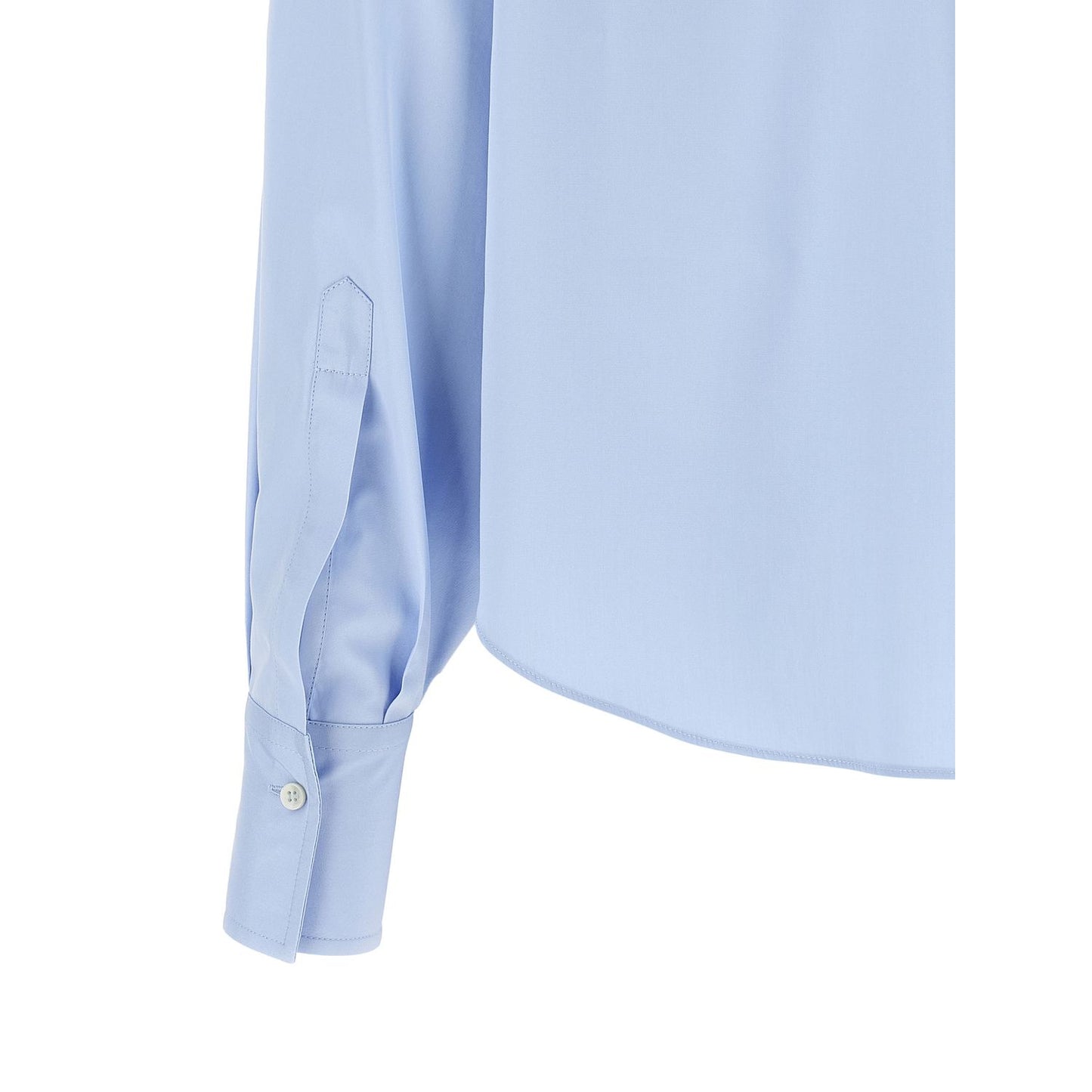 Brunello Cucinelli Blue Cotton Blouse
