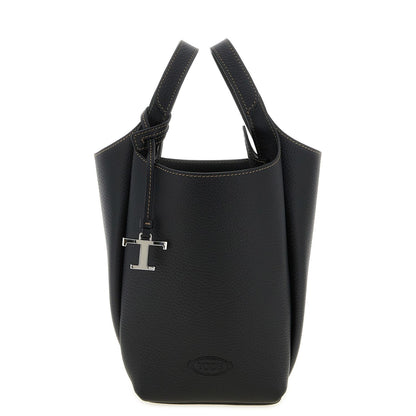 Tod's Black Calfskin Handbag