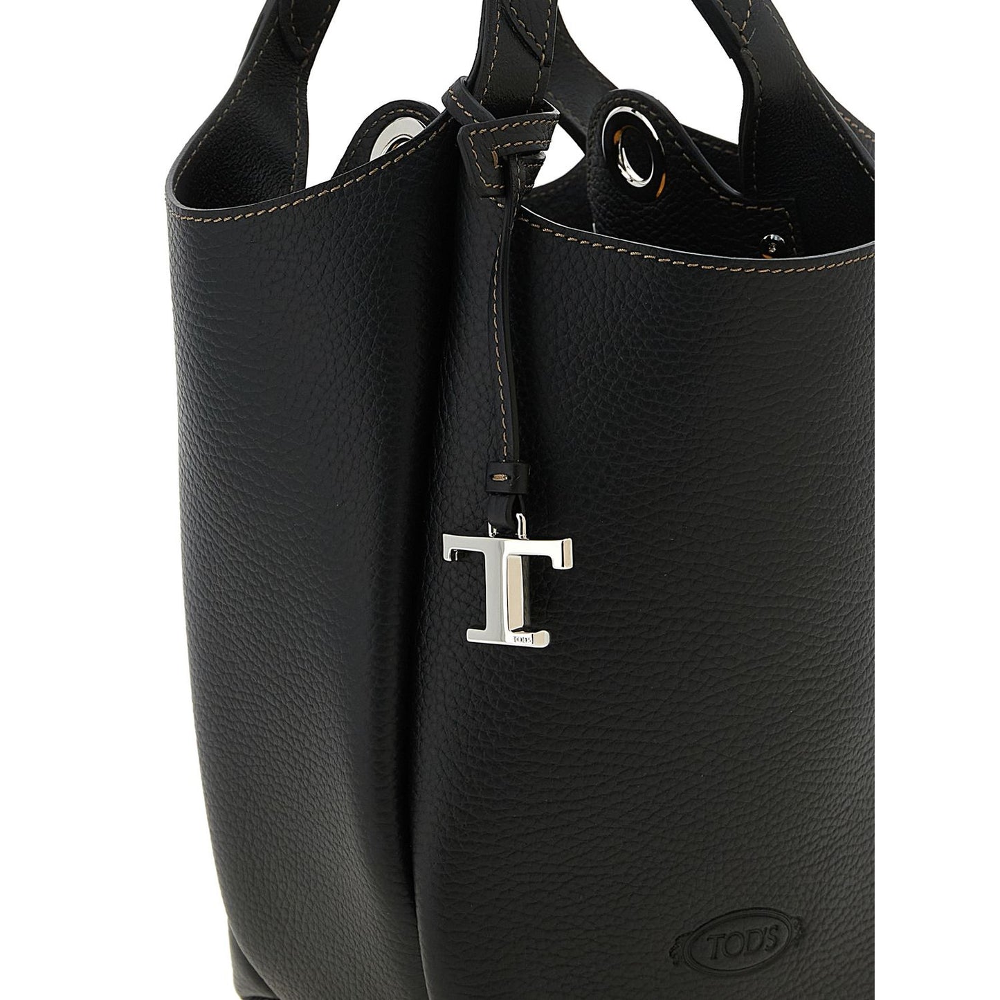 Tod's Black Calfskin Handbag