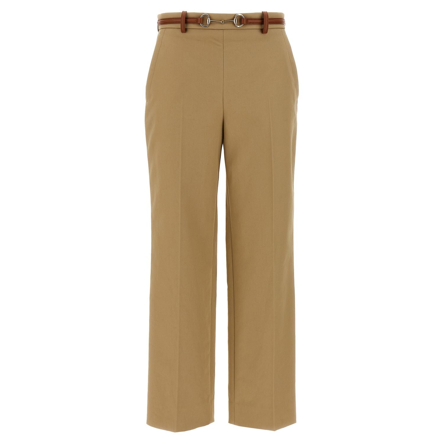 Gucci Beige Cotton Casual Pants