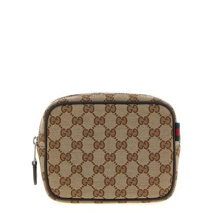 Gucci Beige Polyester Crossbody Bag