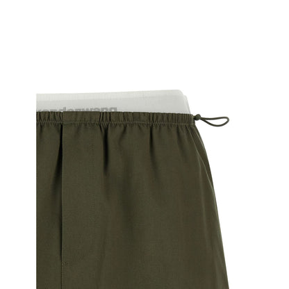 Alexander Wang Bicolor Cotton Long Skirt
