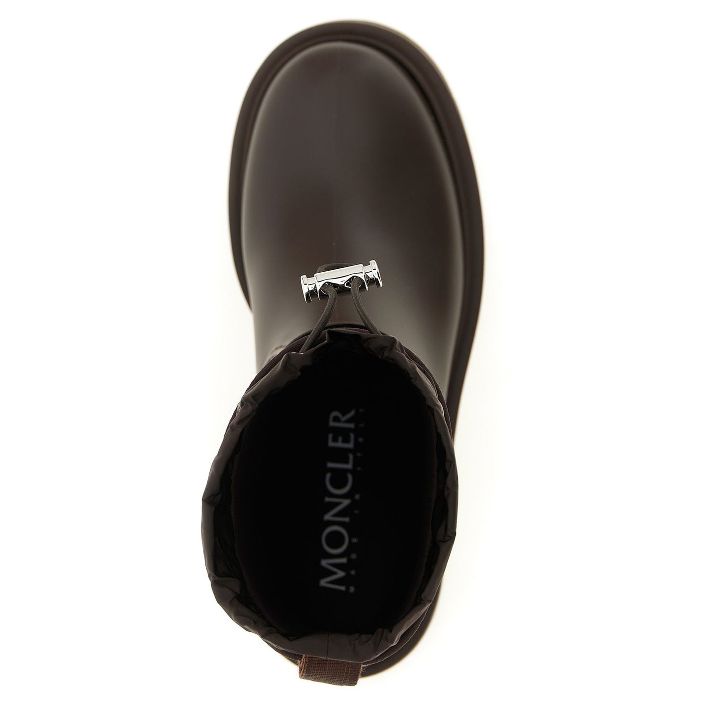 Moncler Brown Pvc Ankle Boots