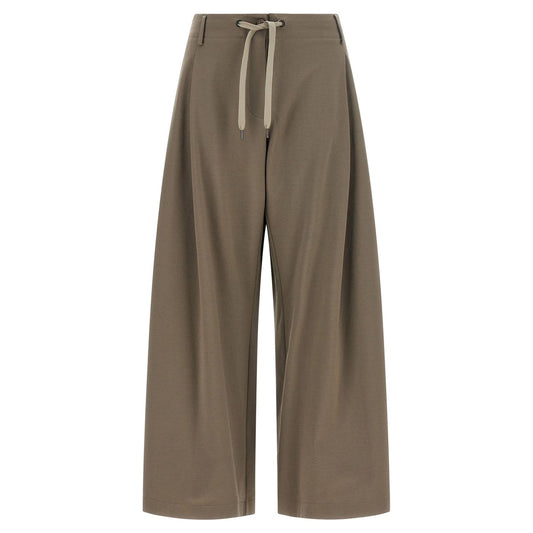 Brunello Cucinelli Gray Cotton Athletic Pants