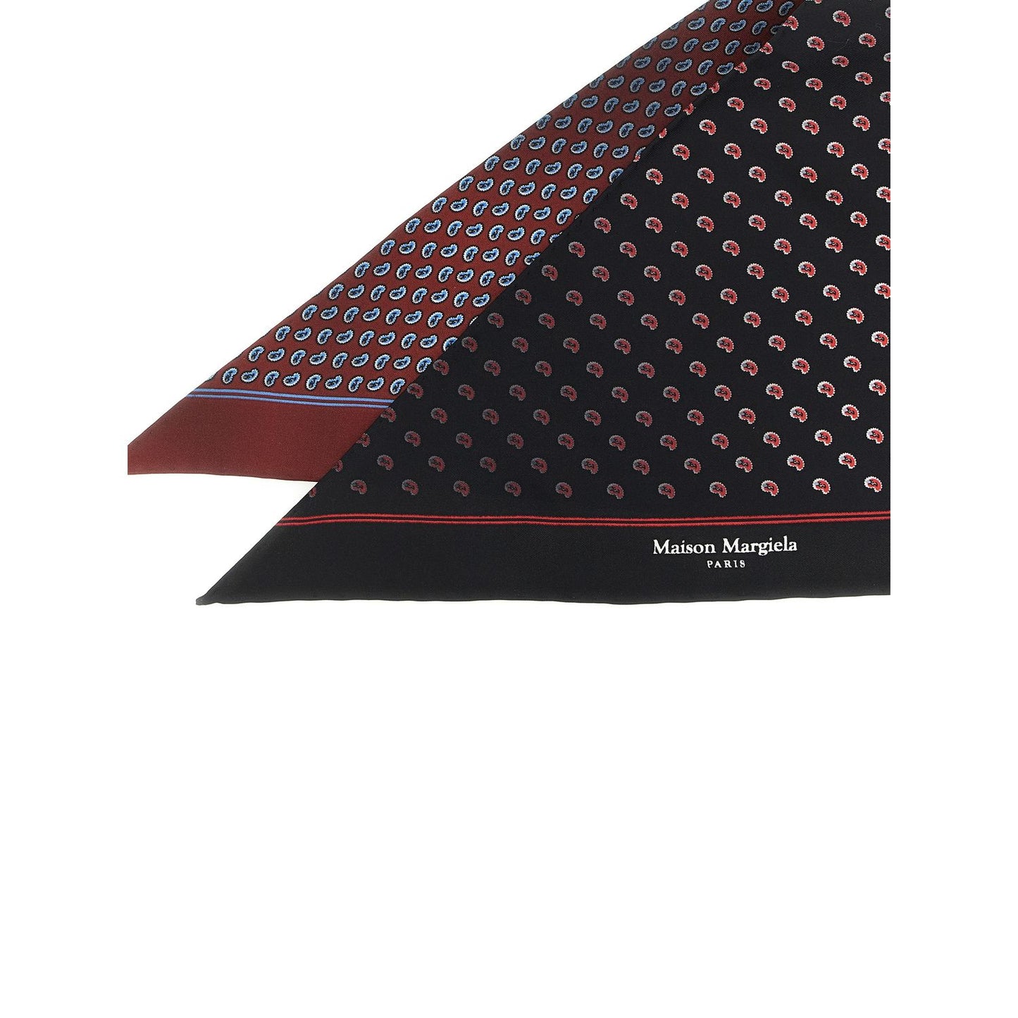 Maison Margiela Multicolor Silk Scarf