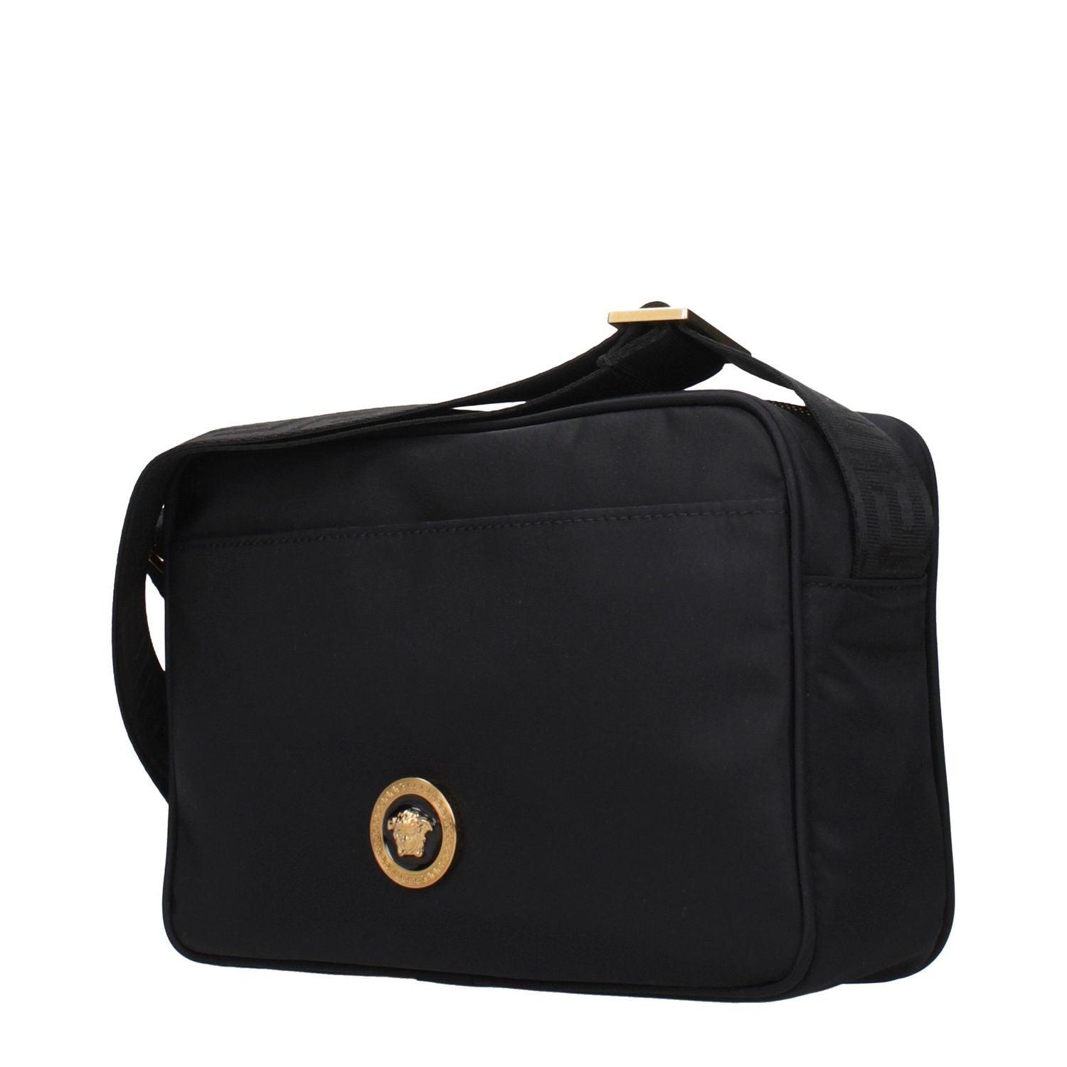Versace Black Fabric Crossbody Bag