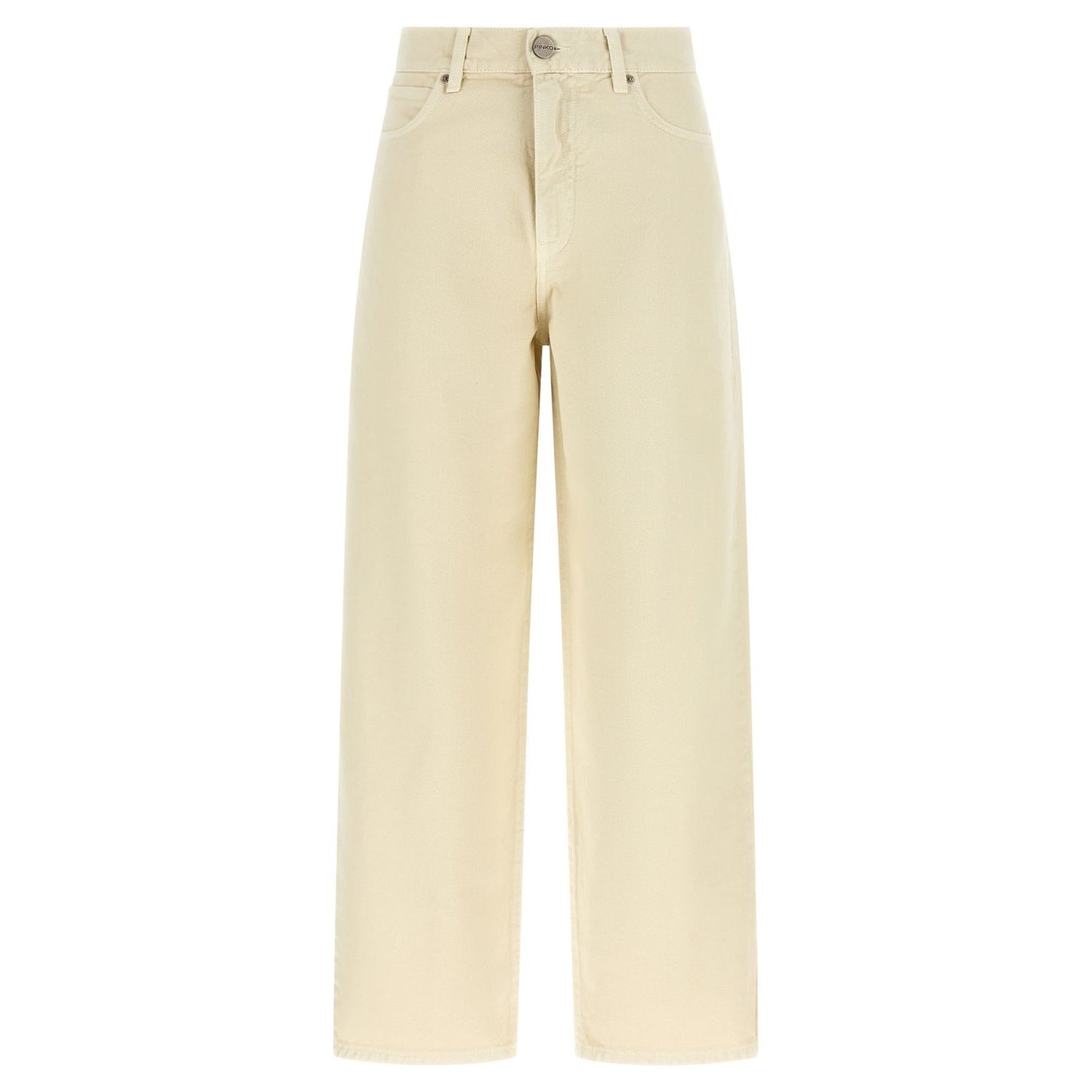 PINKO Beige Cotton Jeans Denim