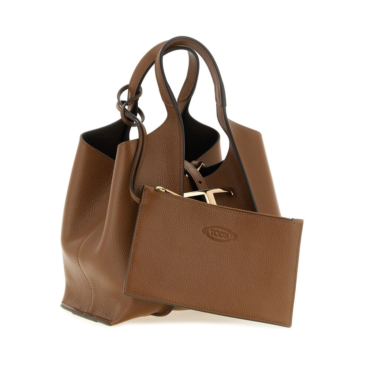 Tod's Brown Calfskin Handbag