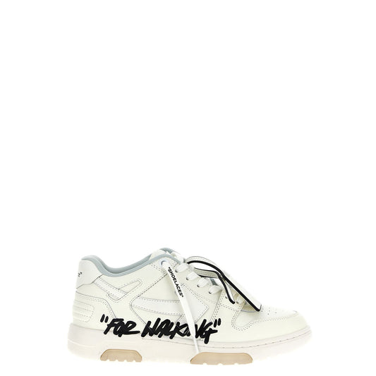Off-White Bicolor Bovine Leather Sneakers