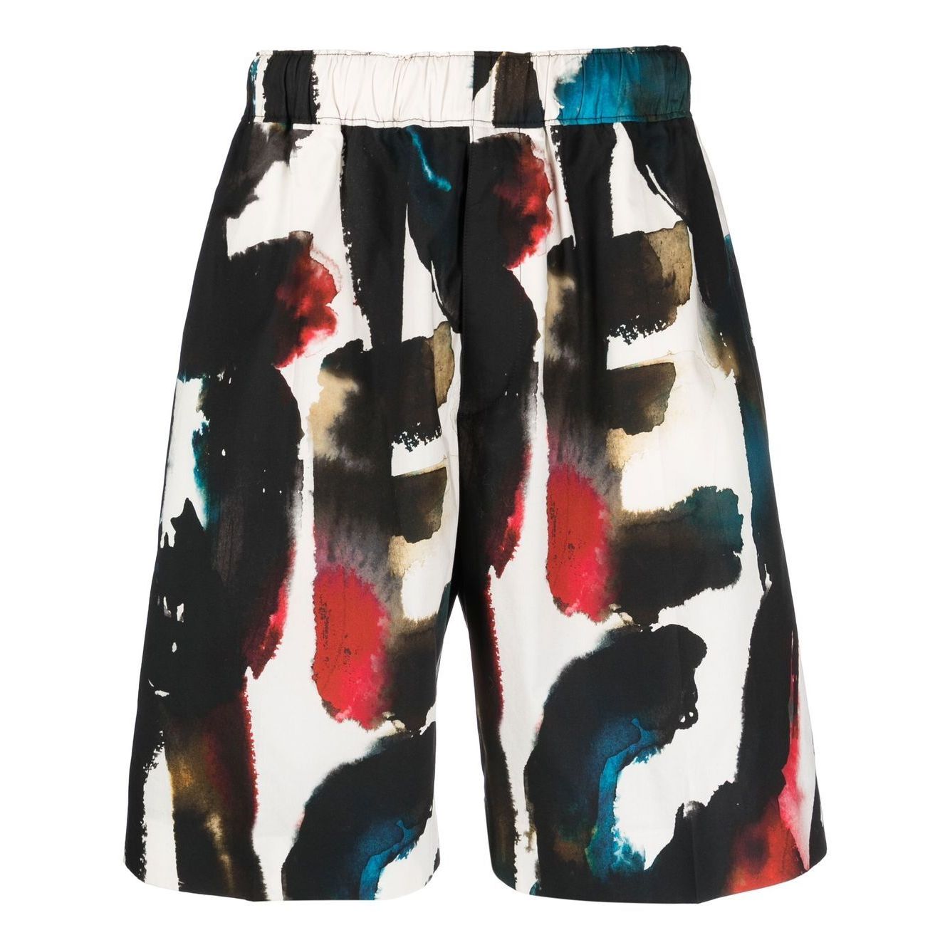Alexander McQueen Straight Print Shorts