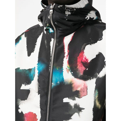 Alexander McQueen Graffiti-print Hooded Windbreaker