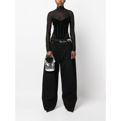 By Far Pre Cosmo metallic top-handle bag Handbag