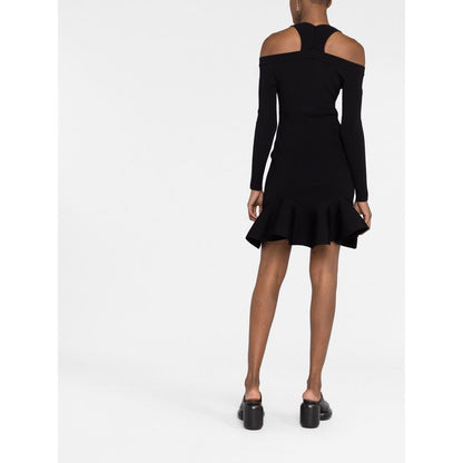 Alexander McQueen Short knitted dress with V-neck