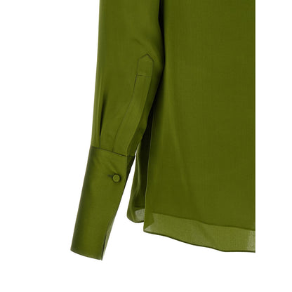 Tom Ford Bicolor Silk Blouse