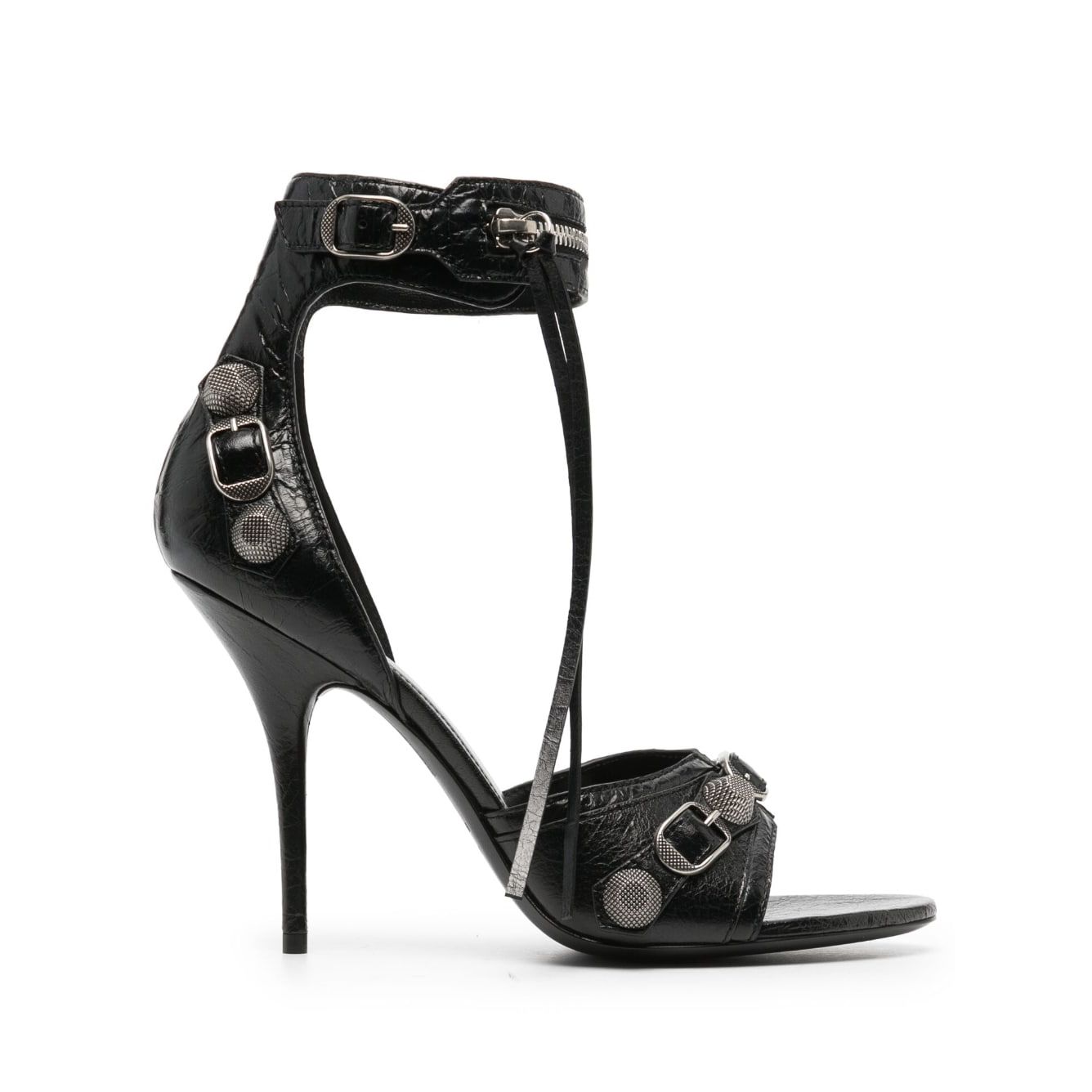 Balenciaga Cagole 110mm leather sandals