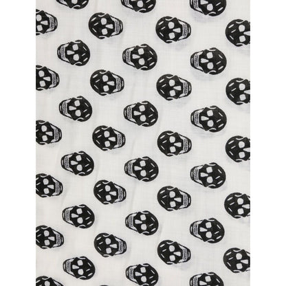 Alexander McQueen Skull wool scarf