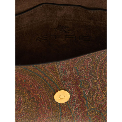 Etro Multicolor Cotton Shoulder Bag