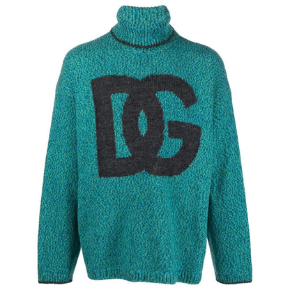 Dolce & Gabbana intarsia-knit logo jumper Topwear