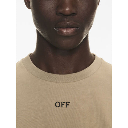 Off White Logo cotton t-shirt