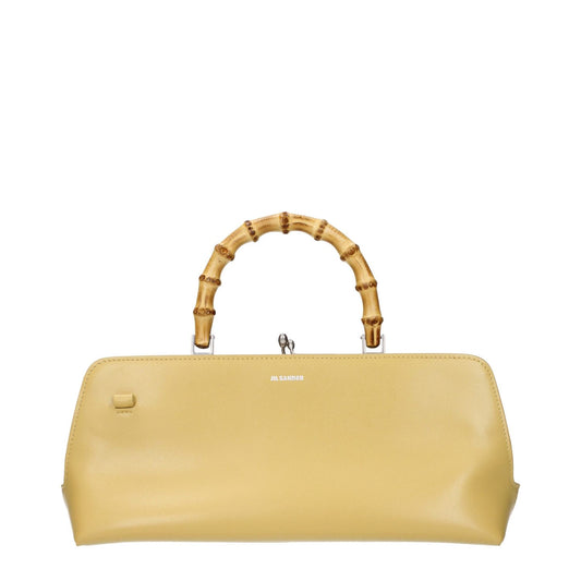 Jil Sander Yellow Leather Crossbody Bag