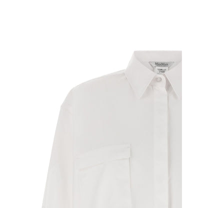 Max Mara White Cotton Blouse