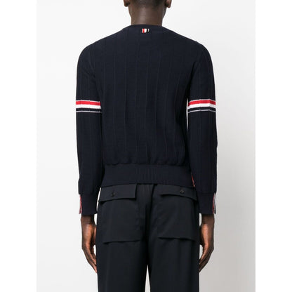Thom Browne Sweaters Blue Topwear