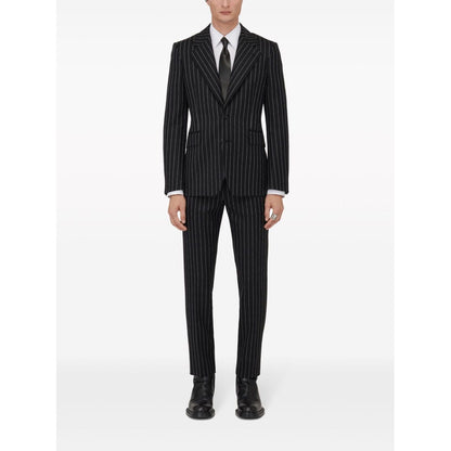 Alexander McQueen pinstriped single-breasted blazer Jackets