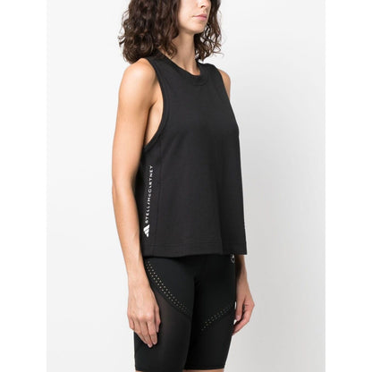Adidas By Stella McCartney Top Black Topwear