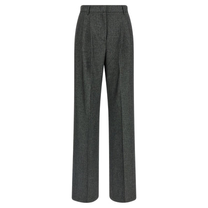 The Andamane Gray Polyester Dress Pants