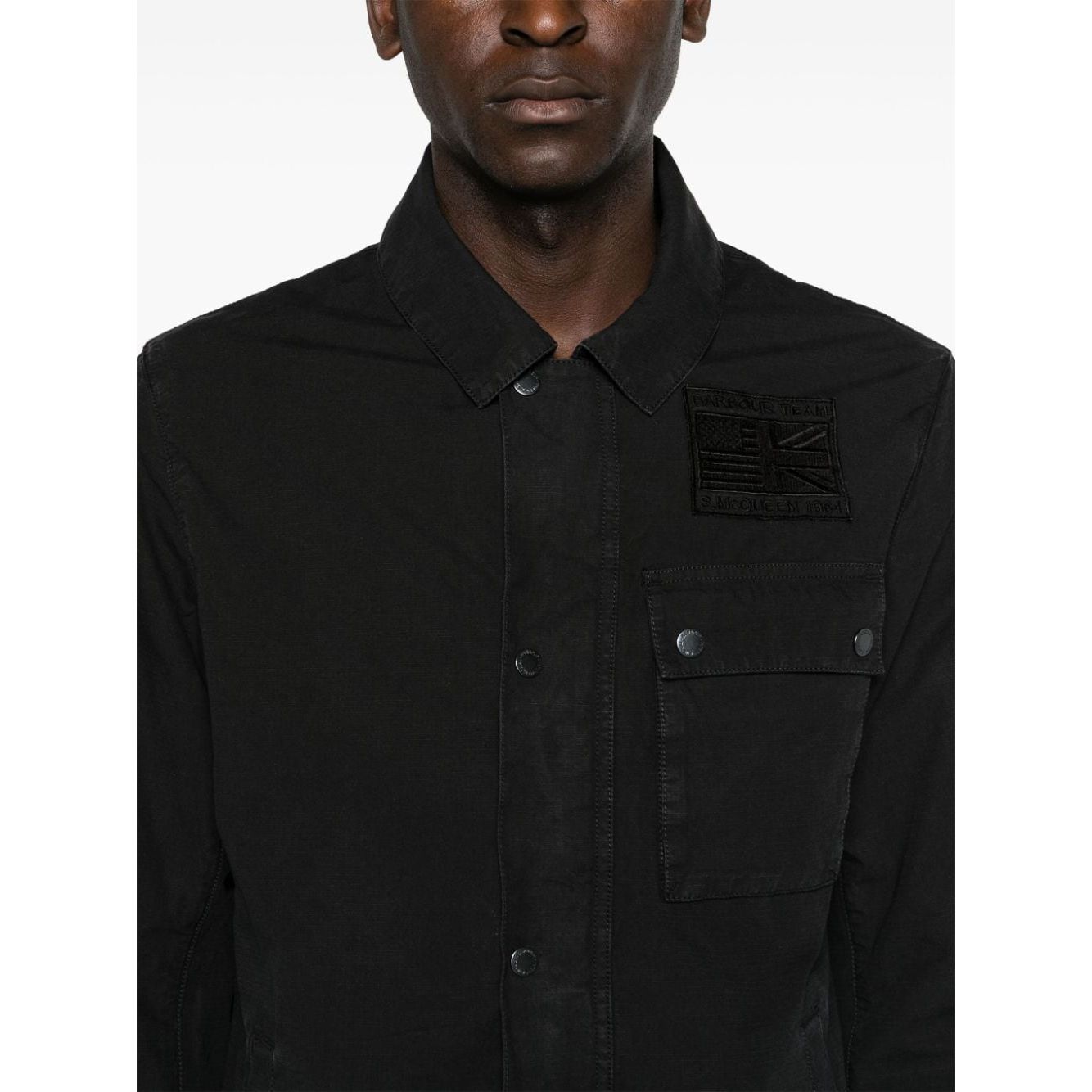BARBOUR INTERNATIONAL Coats Black Jackets