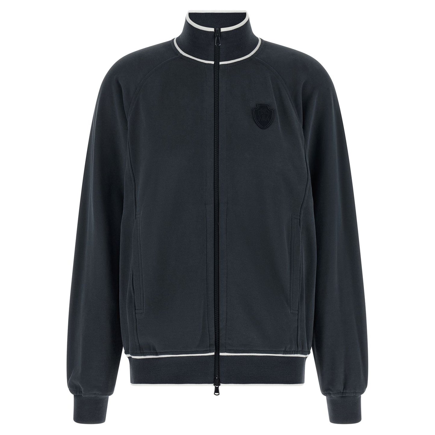 Brunello Cucinelli Blue Cotton Sweatshirt