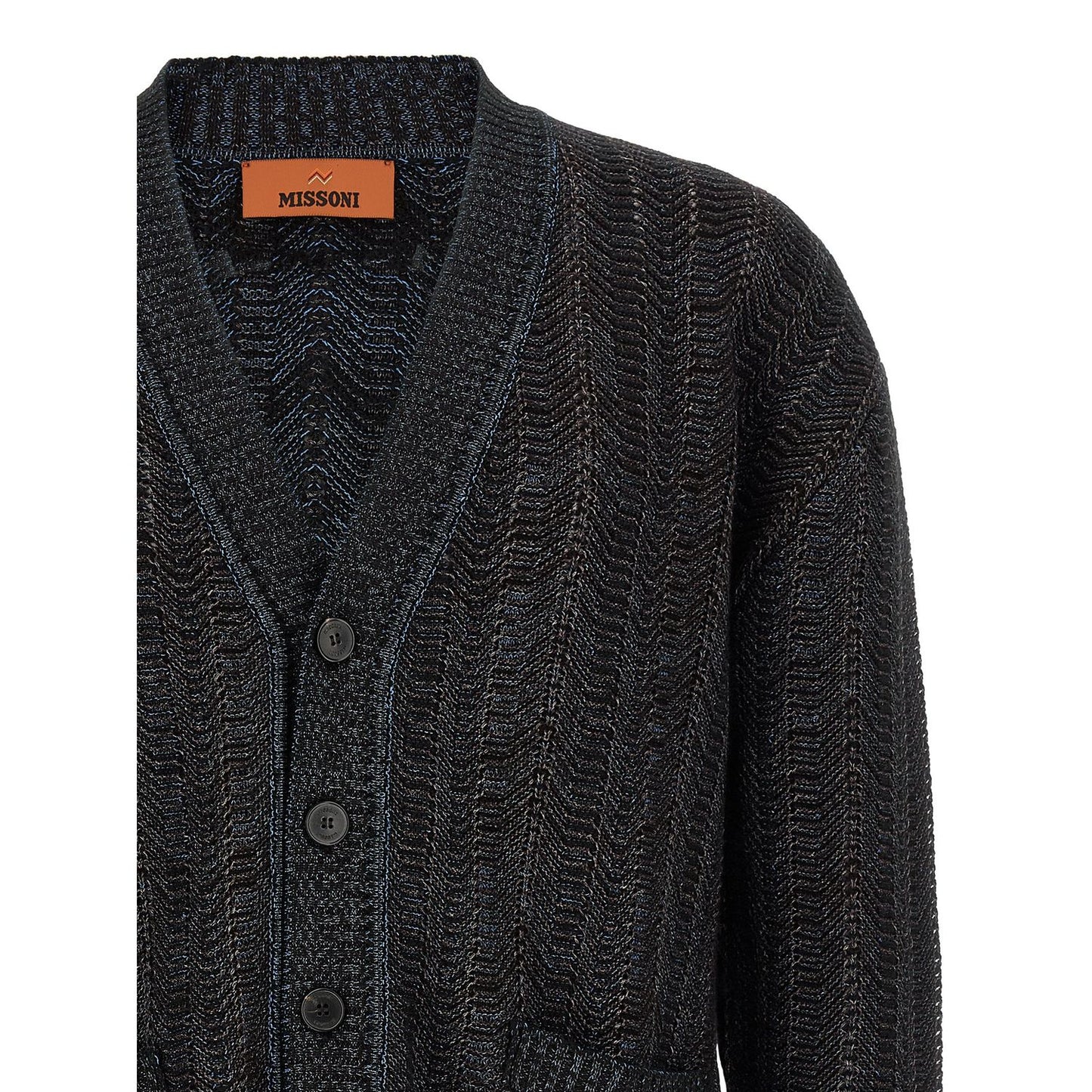 Missoni Blue Viscose Cardigan