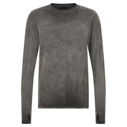 Thom Krom Gray Viscose T-Shirt