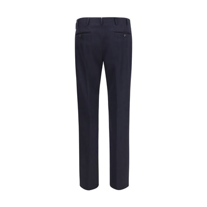 Prada Blue Wool Oves Aries Dress Pants