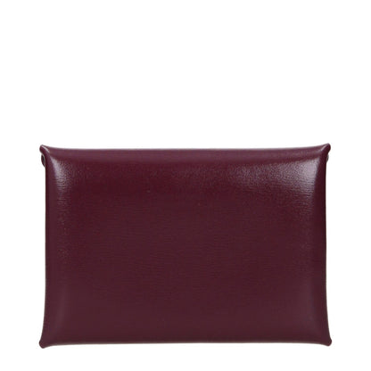 Jil Sander Red Leather Wallet