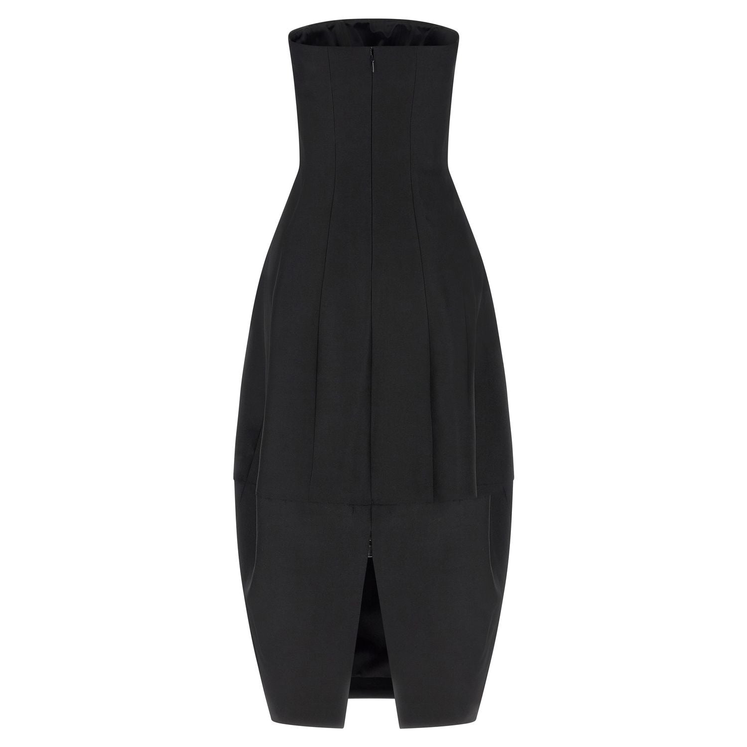Khaite Black Wool Long Dress