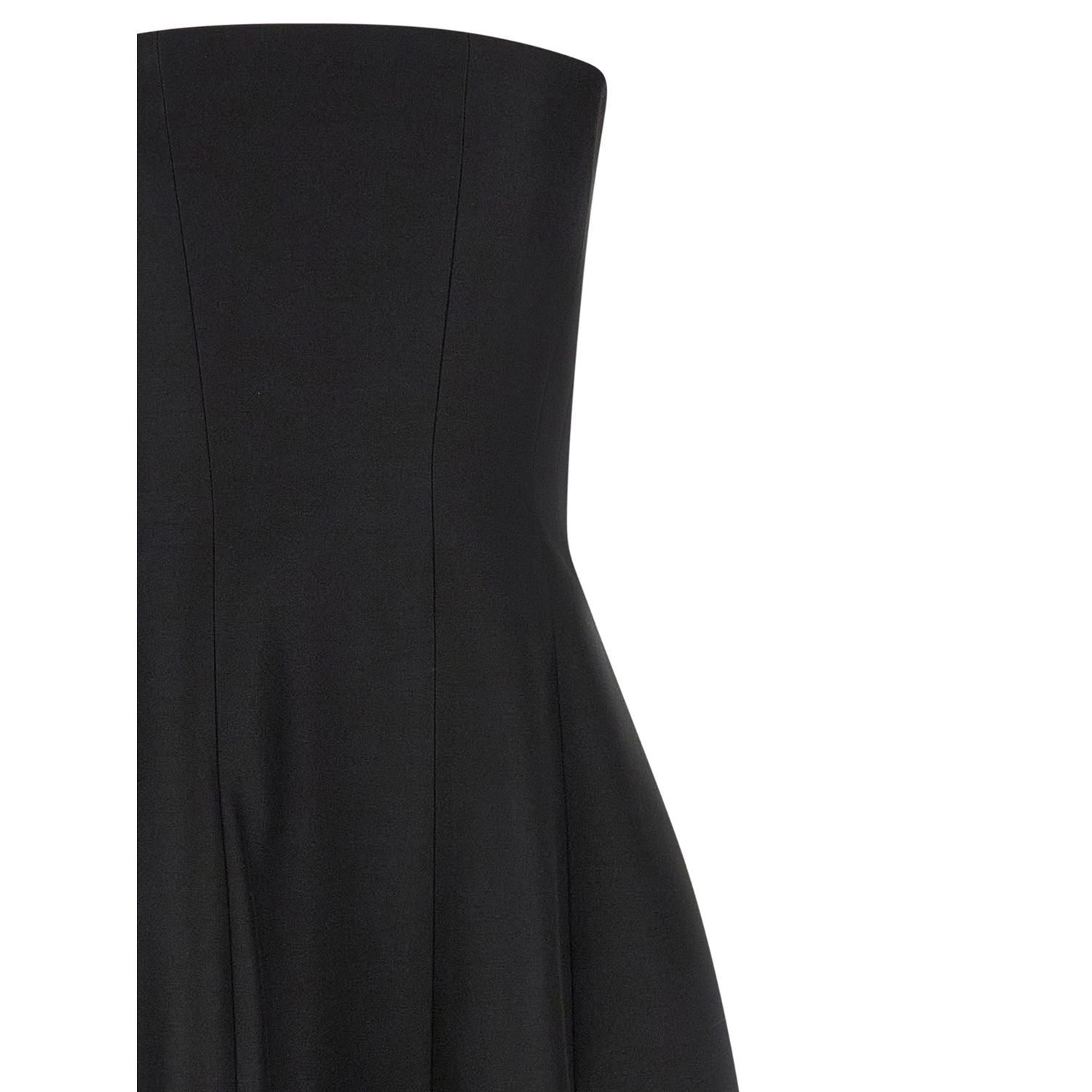 Khaite Black Wool Long Dress
