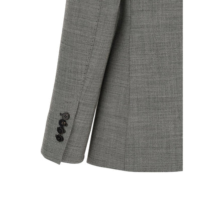 Alberto Biani Gray Wool Blazer