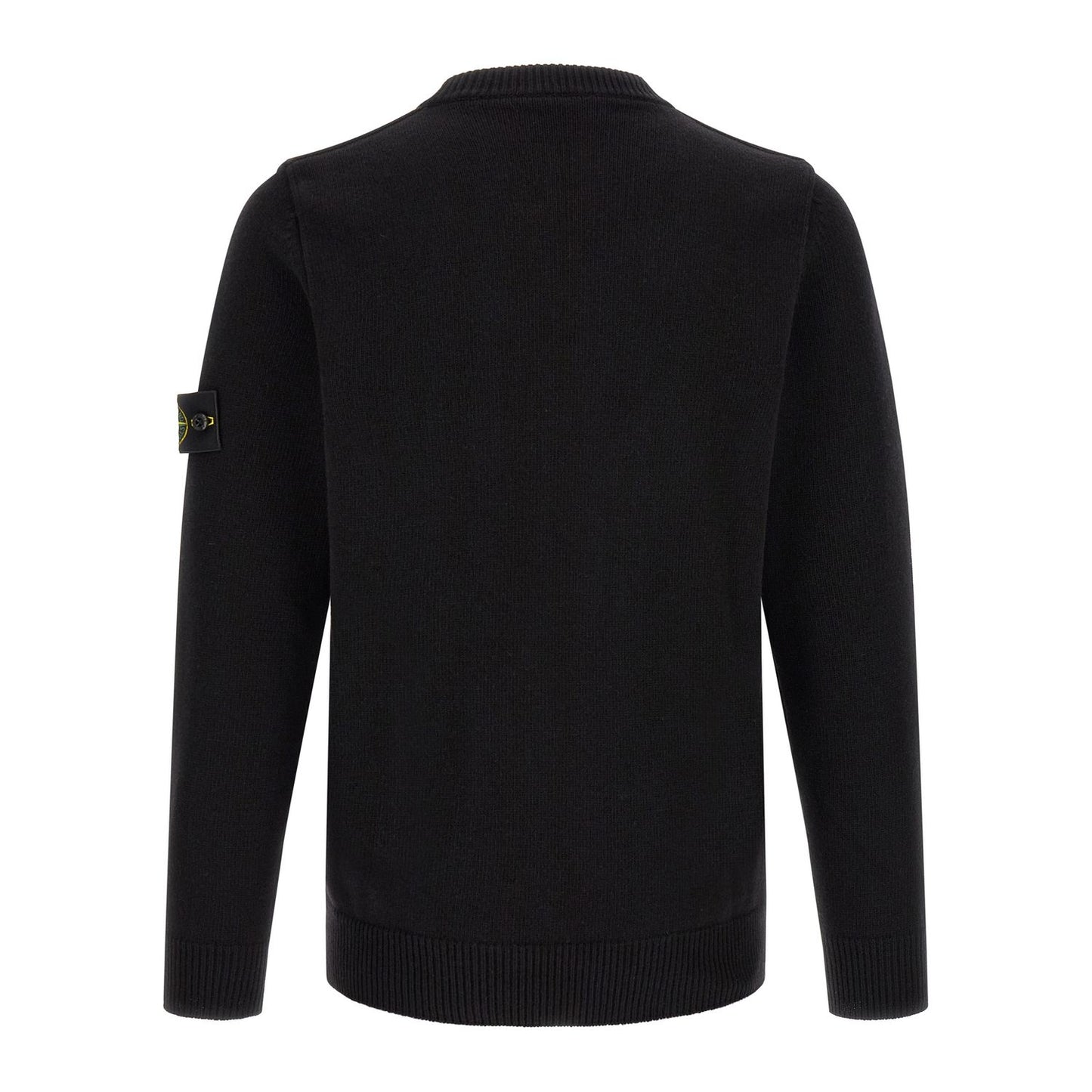 Stone Island Black Virgin Wool Cardigan