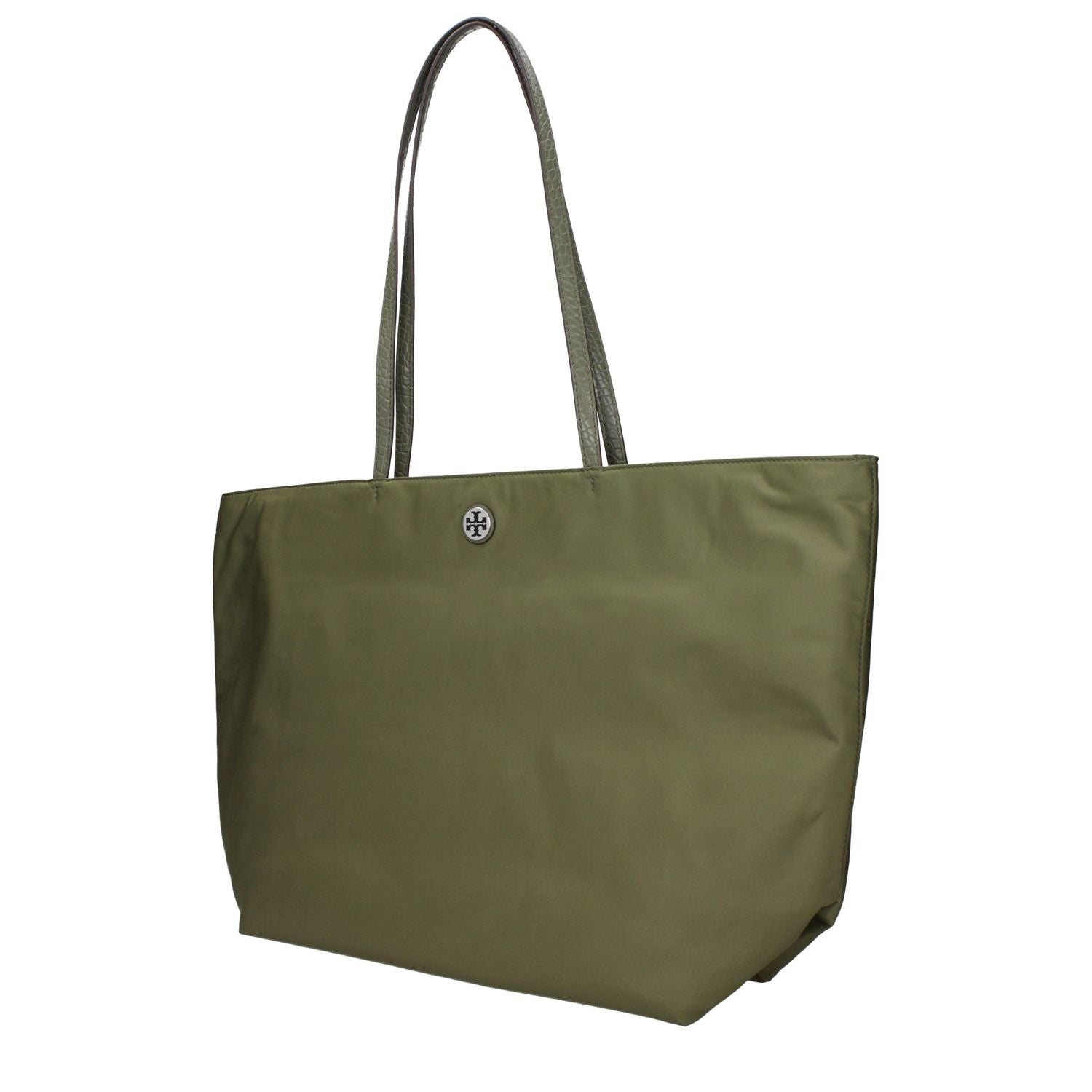 Tory Burch Green Fabric Shoulder Bag