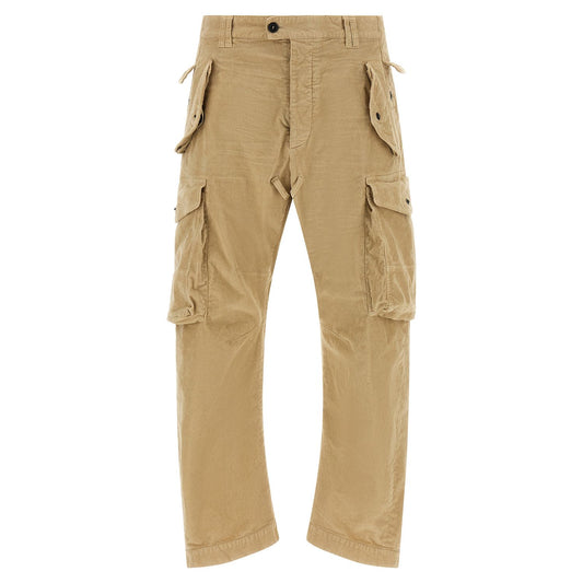 Dsquared² Beige Cotton Cargo Pants