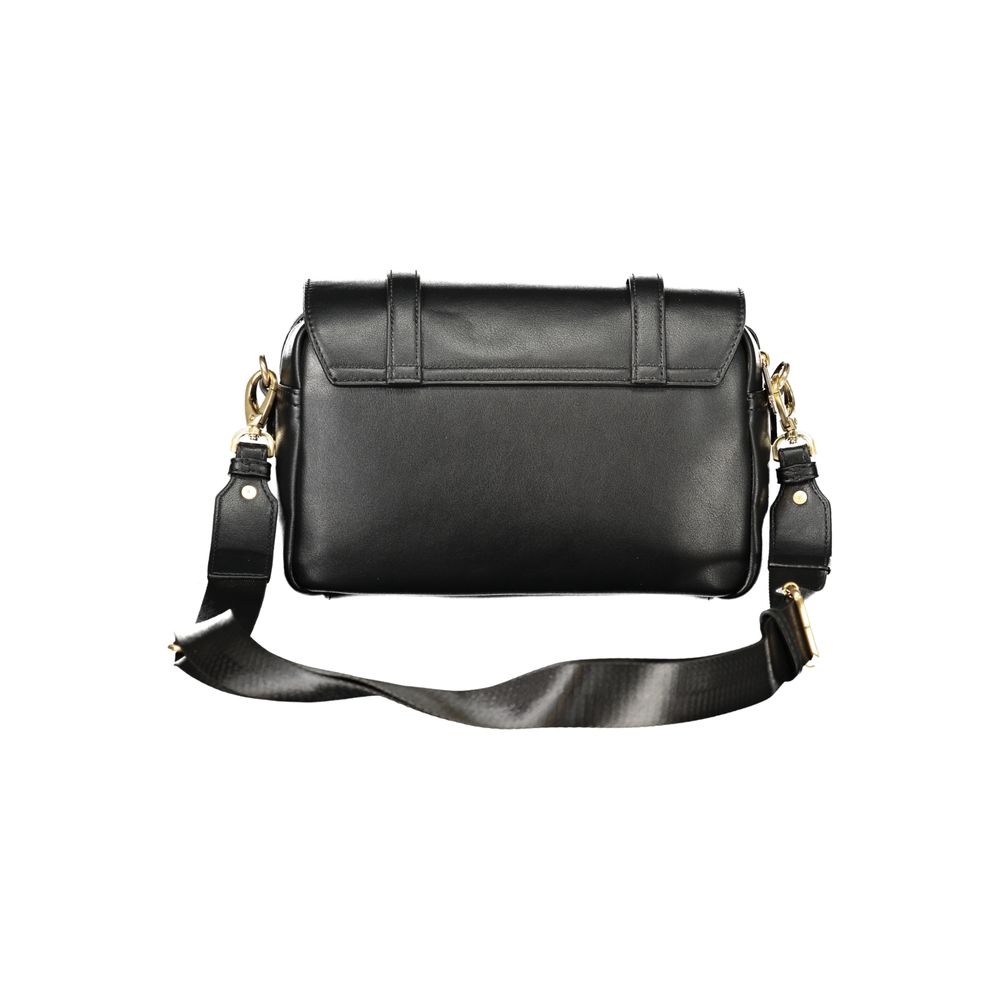 Mario Valentino Black Polyurethane Women's Bag