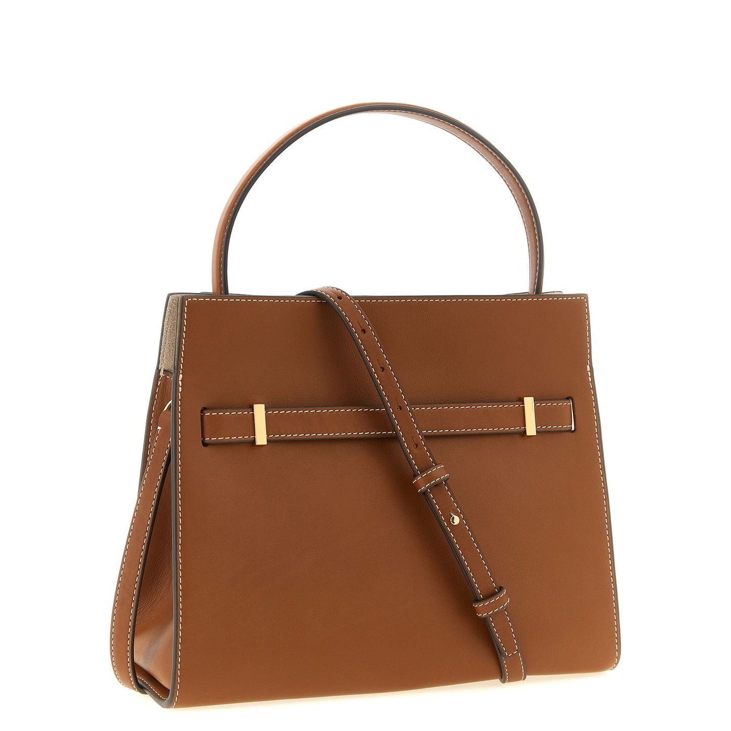 Tory Burch Brown Cowhide Crossbody Bag