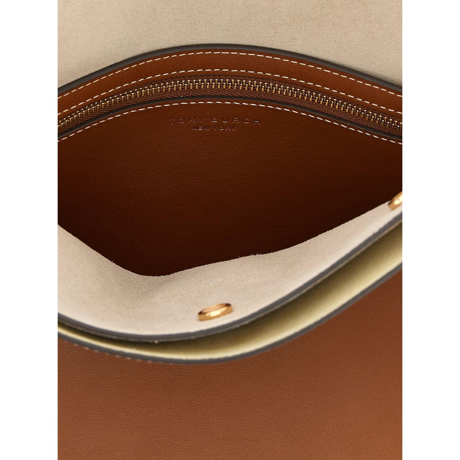 Tory Burch Brown Cowhide Crossbody Bag